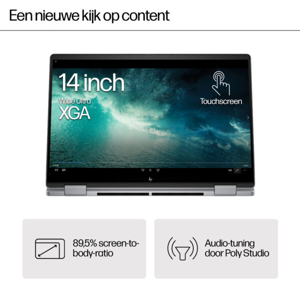 HP ENVY x360 14-fa0025nd AMD Ryzen™ 7 8840HS Hybride (2-in-1) 35,6 cm (14") Touchscreen 3K 16 GB LPDDR5-SDRAM 1 TB SSD Wi-Fi 6E - Afbeelding 20