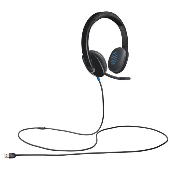 Logitech H540 USB Computer Headset Met high-definition geluid en knoppen op het oorstuk - Afbeelding 8