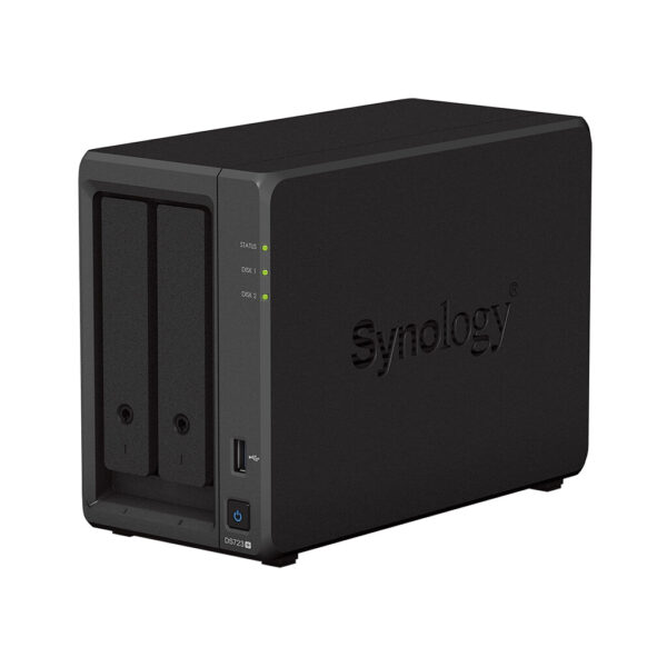 Synology DiskStation DS723+ data-opslag-server NAS Tower Ryzen Embedded R1600 2 GB DDR4 DiskStation Manager Zwart - Afbeelding 3