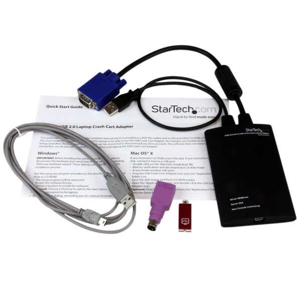 StarTech.com KVM-Console via USB 2.0 Draagbare Laptop Adapter - Afbeelding 6