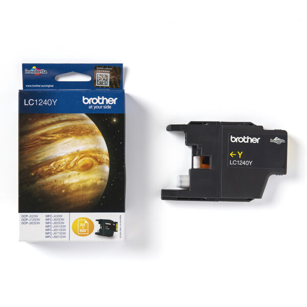 Brother LC-1240Y inktcartridge 1 stuk(s) Origineel Geel - Afbeelding 4