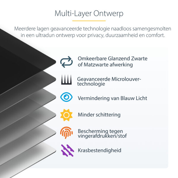 StarTech.com 14in Privacy Filter voor Laptop, Anti-Glans Privacy Scherm voor 16:9 Breedbeeld Displays, Laptop Monitor Screen Pro - Afbeelding 16