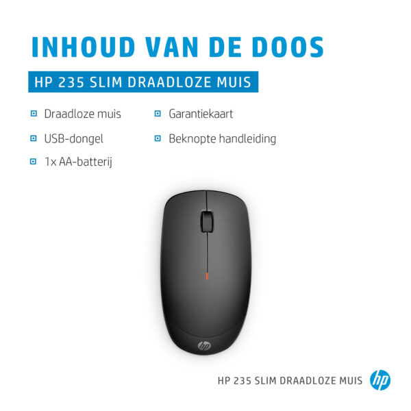 HP 235 Slim draadloze muis - Afbeelding 3