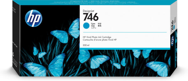 HP 746 cyaan DesignJet inktcartridge, 300 ml - Afbeelding 11