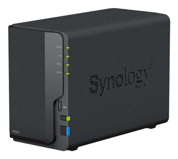 Synology DiskStation DS223 data-opslag-server NAS Desktop Realtek RTD1619B 2 GB DDR4 - Afbeelding 3