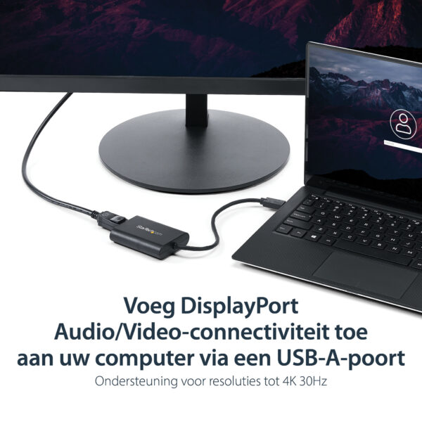 StarTech.com USB 3.0 naar DisplayPort Adapter, 4K 30Hz, USB-A naar Single DP Monitor, Externe Video & Graphische Kaart, USB Vide - Afbeelding 7