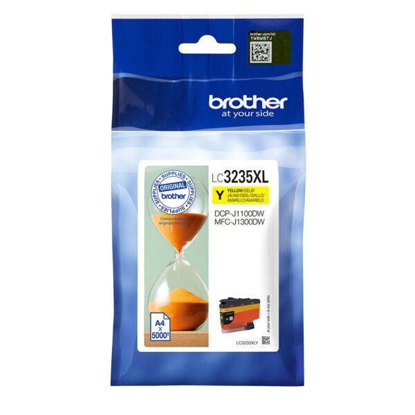 Brother LC-3235XLY inktcartridge 1 stuk(s) Origineel Hoog (XL) rendement Geel