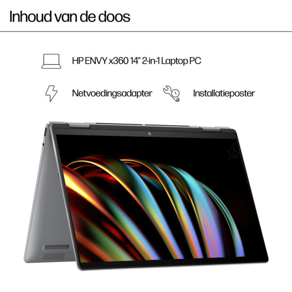 HP ENVY x360 14-fc0075nd Intel Core Ultra 7 155U Hybride (2-in-1) 35,6 cm (14") Touchscreen 3K 32 GB LPDDR5-SDRAM 1 TB SSD Wi-Fi - Afbeelding 21