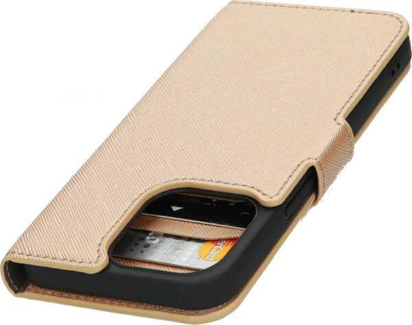 Mobiparts Saffiano Wallet Case Apple iPhone 13 Pro Copper - Afbeelding 9