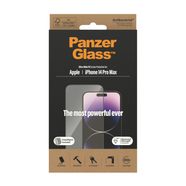 PanzerGlass Ultra-Wide Fit Apple iPhone Doorzichtige schermbeschermer 1 stuk(s) - Afbeelding 3