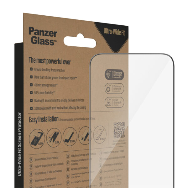 PanzerGlass Ultra-Wide Fit Apple iPhone Doorzichtige schermbeschermer 1 stuk(s) - Afbeelding 6