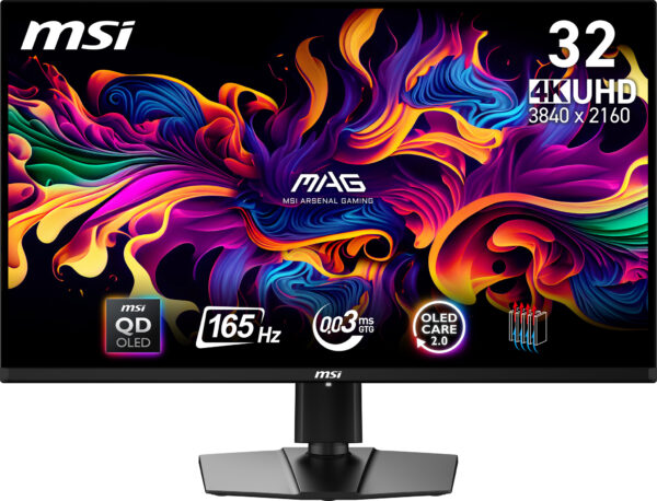 MSI MAG 321UP QD-OLED computer monitor 80 cm (31.5") 3840 x 2160 Pixels 4K Ultra HD Zwart - Afbeelding 23