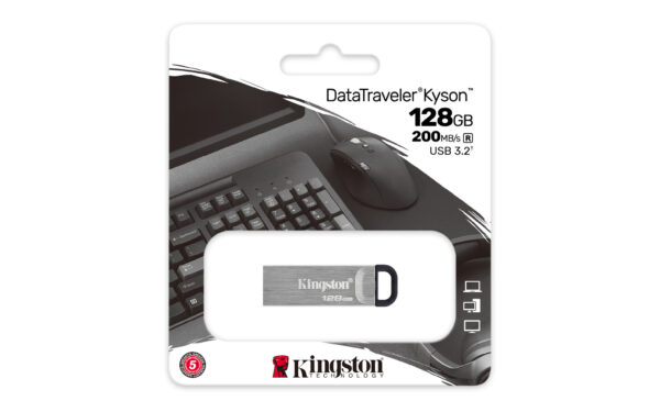 Kingston Technology DataTraveler 128GB Kyson usb-stick - Afbeelding 4