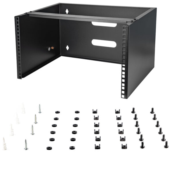 StarTech.com 6U 36 cm diep serverrack wandmontage beugel voor patchpanelen - Afbeelding 7