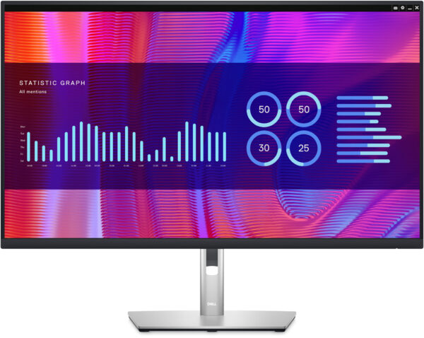 DELL P Series P3223DE LED display 80 cm (31.5") 2560 x 1440 Pixels Quad HD LCD Zwart