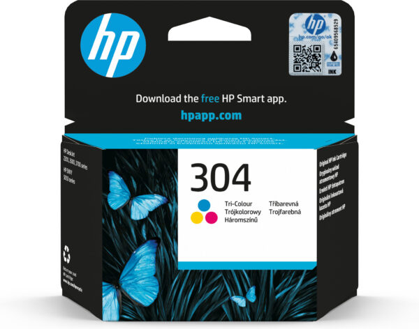 HP 304 originele drie-kleuren inktcartridge