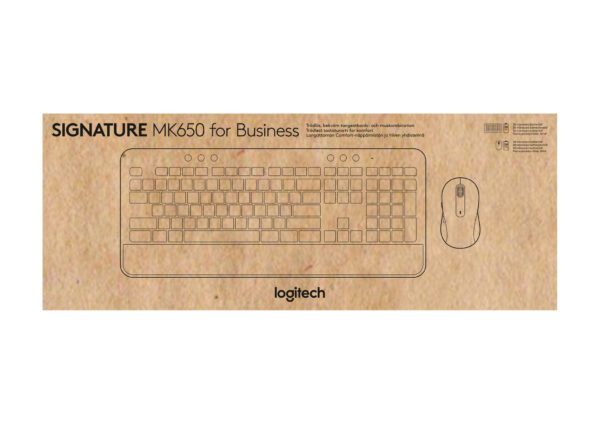 Logitech Signature MK650 Combo For Business toetsenbord Inclusief muis Kantoor Bluetooth AZERTY Frans Grafiet - Afbeelding 6