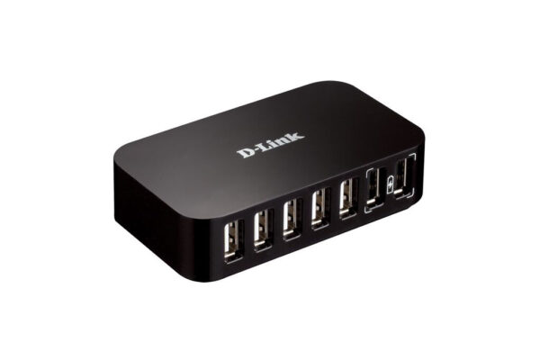 D-Link DUB-H7 USB 2.0 Type-B 480 Mbit/s Zwart - Afbeelding 2