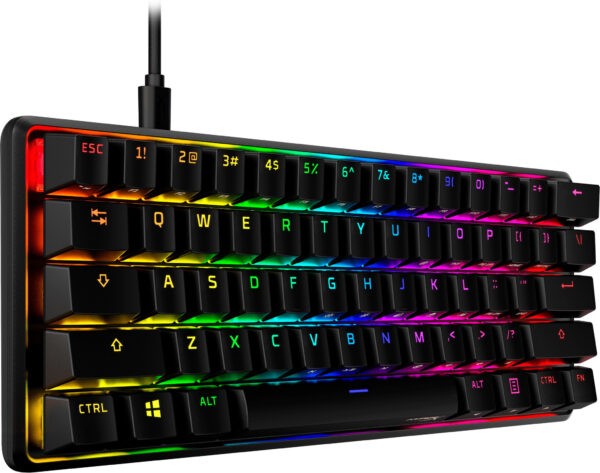 HyperX 60 Alloy Origins AQUA gaming toetsenbord - Afbeelding 5