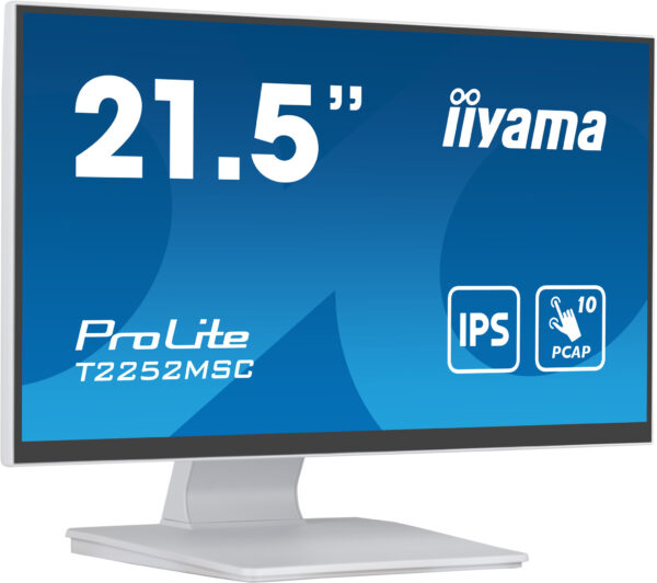 iiyama ProLite T2252MSC-W2 computer monitor 54,6 cm (21.5") 1920 x 1080 Pixels Full HD LCD Touchscreen Tafel Wit - Afbeelding 8