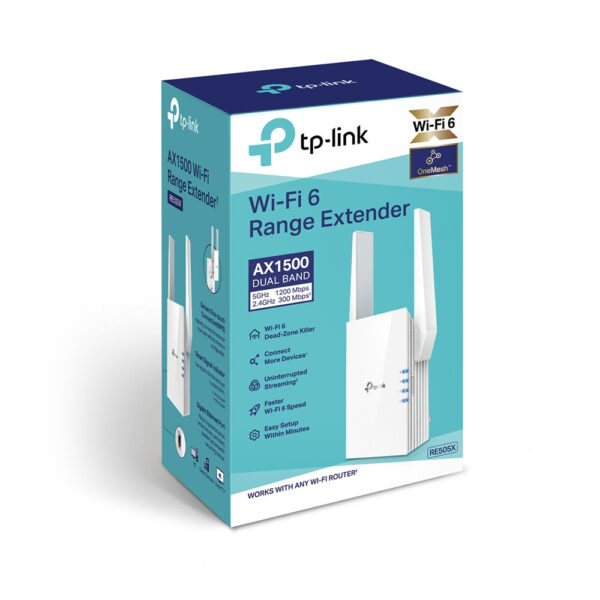 TP-Link RE505X Netwerkrepeater Wit 10, 100, 1000 Mbit/s - Afbeelding 2