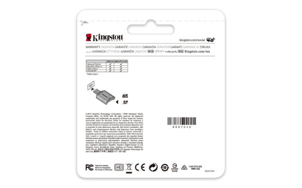 Kingston Technology MobileLite Plus geheugenkaartlezer USB 3.2 Gen 1 (3.1 Gen 1) Type-A Zwart - Afbeelding 4