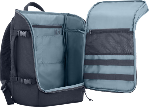 HP Travel 15,6 Iron Grey laptopbackpack, 25 liter + 125 muis met kabel - Afbeelding 8