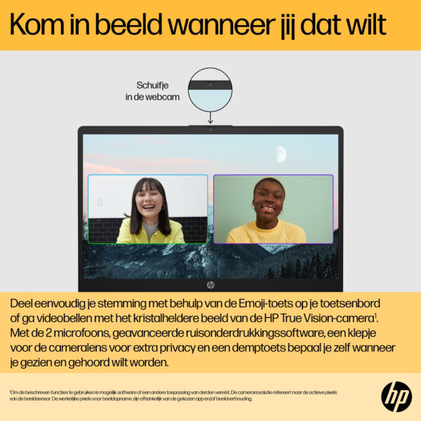 HP 15-fc0055nd AMD Ryzen™ 5 7520U Laptop 39,6 cm (15.6") Full HD 16 GB LPDDR5-SDRAM 512 GB SSD Wi-Fi 6 (802.11ax) Windows 11 Hom - Afbeelding 22