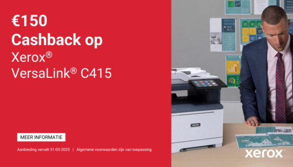 Xerox VersaLink C415 A4 40 ppm dubbelzijdig kopiëren en printen, scannen en faxen, geschikt voor PS3 PCL5e/6 2 laden voor max. 2 - Afbeelding 27