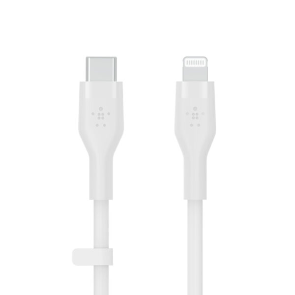 Belkin Cbl Silicone USB-C LTG 3M blc Wit