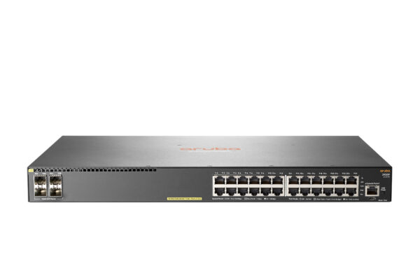 Hewlett Packard Enterprise Aruba 2930F 24G PoE+ 4SFP Managed L3 Gigabit Ethernet (10/100/1000) Power over Ethernet (PoE) 1U Grij