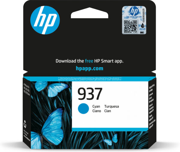 HP 937 originele cyaan inktcartridge