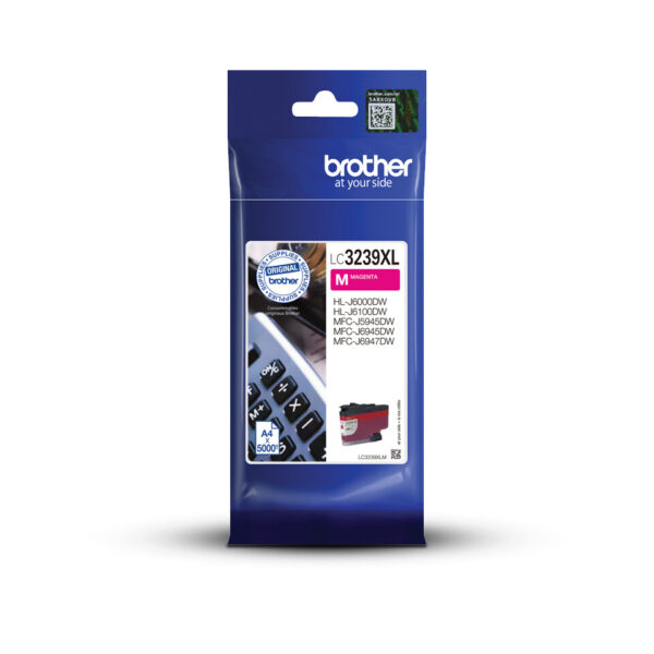 Brother LC-3239XLM inktcartridge 1 stuk(s) Origineel Hoog (XL) rendement Magenta