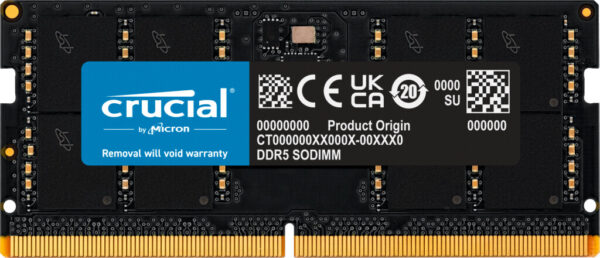 Crucial CT32G56C46S5 geheugenmodule 32 GB 1 x 32 GB DDR5 5600 MHz