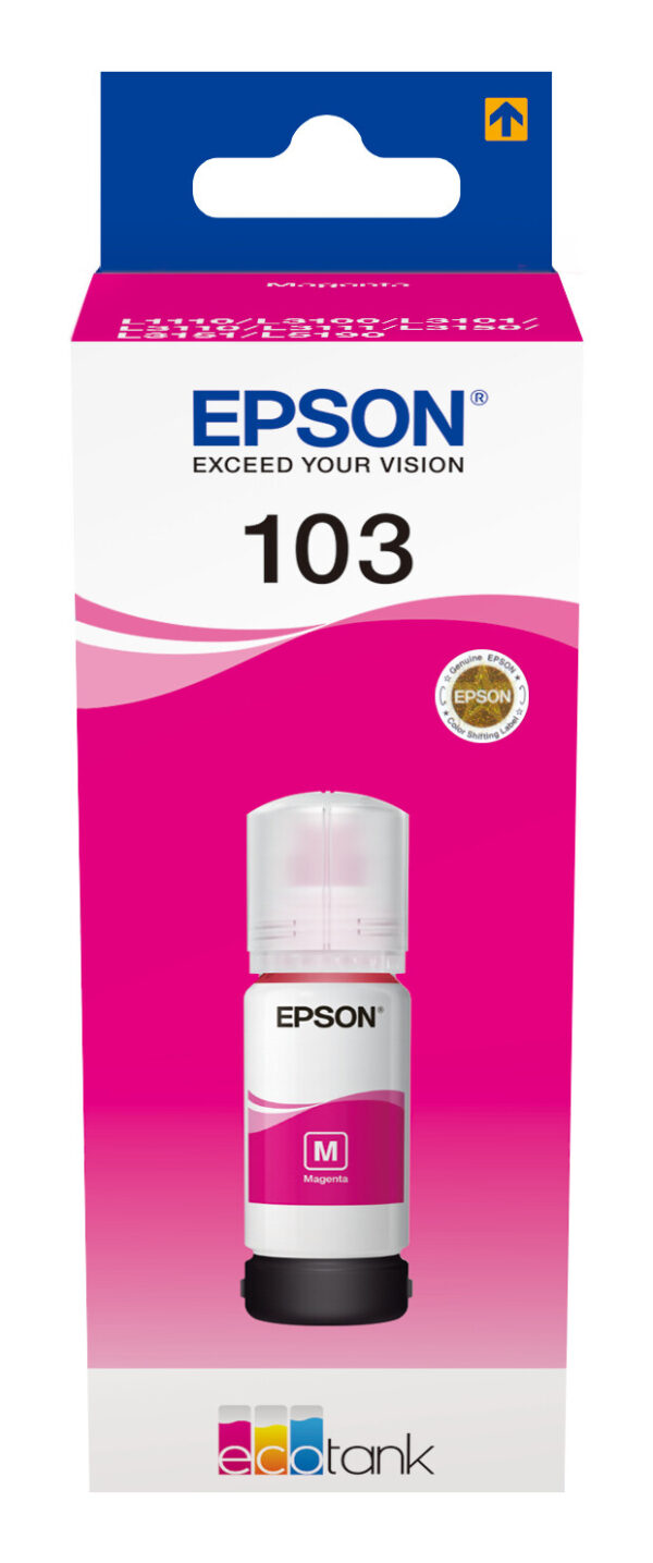 Epson 103 EcoTank Magenta ink bottle (WE)