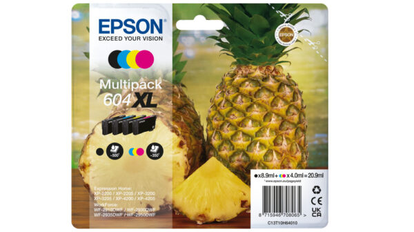 Epson 604XL inktcartridge 4 stuk(s) Origineel Hoog (XL) rendement Zwart, Cyaan, Magenta, Geel