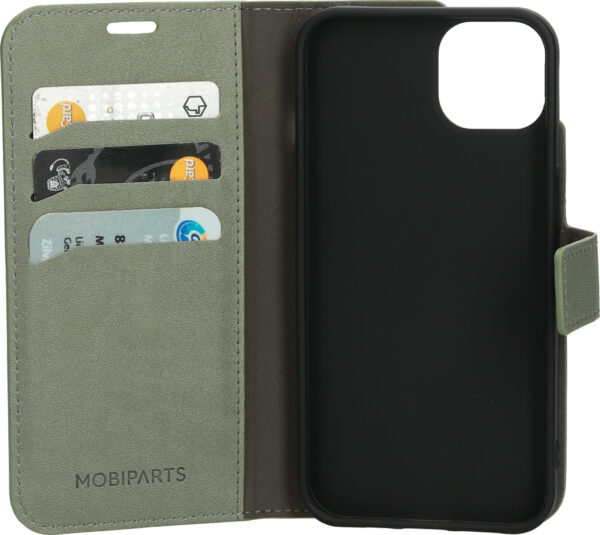 Mobiparts Classic Wallet Case Apple iPhone 13 Stone Green - Afbeelding 9