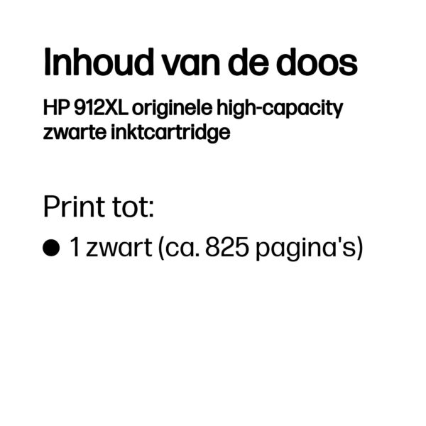 HP 912XL originele high-capacity zwarte inktcartridge - Afbeelding 8