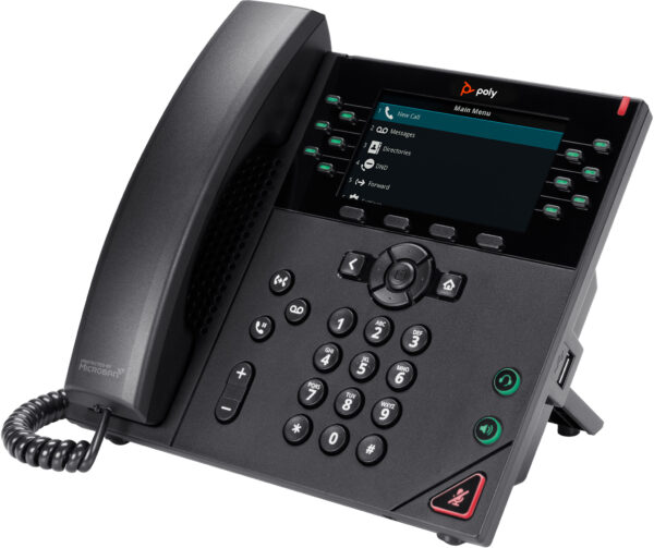 POLY VVX 450 12-lijns IP-telefoon met PoE-ondersteuning - Afbeelding 2