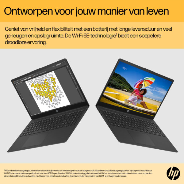 HP 15-fc0055nd AMD Ryzen™ 5 7520U Laptop 39,6 cm (15.6") Full HD 16 GB LPDDR5-SDRAM 512 GB SSD Wi-Fi 6 (802.11ax) Windows 11 Hom - Afbeelding 21