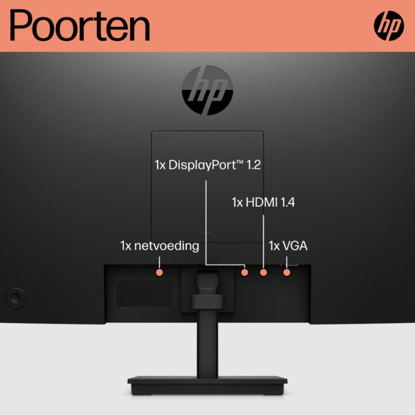 HP P24 G5 computer monitor 60,5 cm (23.8") 1920 x 1080 Pixels Full HD LCD Zwart - Afbeelding 8