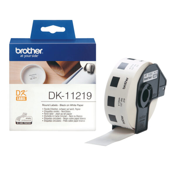 Brother DK-11219 printeretiket Wit