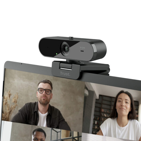 Trust Taxon webcam 2560 x 1440 Pixels USB 2.0 Zwart - Afbeelding 6