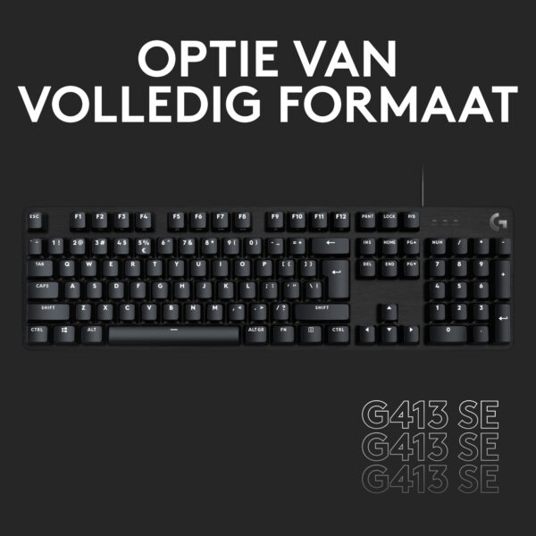 Logitech G G413 TKL SE toetsenbord Gamen USB QWERTY US International Zwart - Afbeelding 5