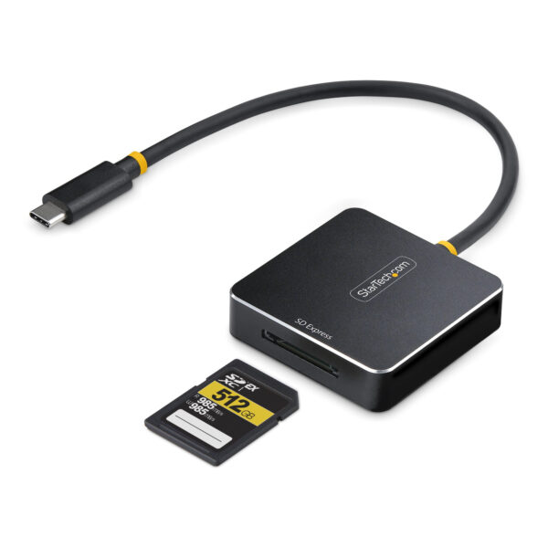 StarTech.com USB-C SD Express Kaartlezer, USB 10Gbps, Draagbare Memory Card Reader, USB Type-C naar Secure Digital 7.1, SD Kaart - Afbeelding 5