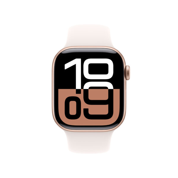 Apple Watch Series 10 OLED 42 mm Digitaal 374 x 446 Pixels Touchscreen 4G Roségoud Wifi GPS - Afbeelding 2