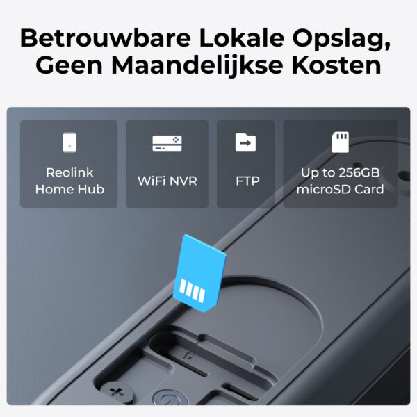 Reolink D340B met Chime+64GB SD-kaart - Afbeelding 3