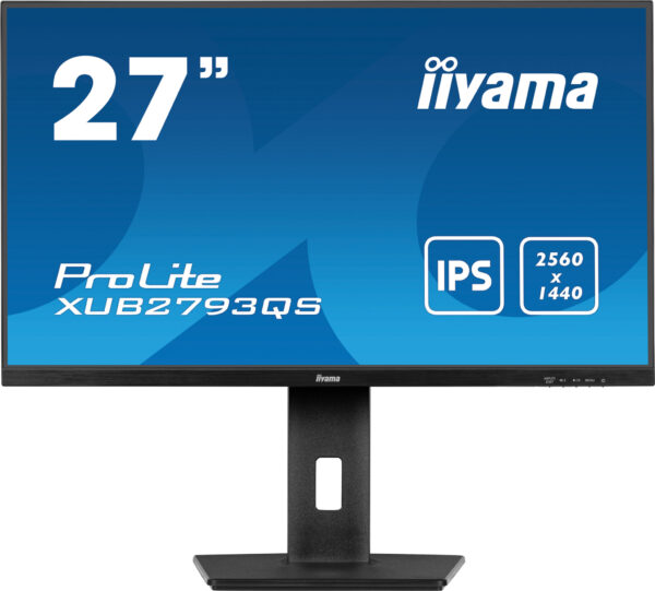 iiyama ProLite XUB2793QS-B7 computer monitor 68,6 cm (27") 2560 x 1440 Pixels Quad HD LED Zwart