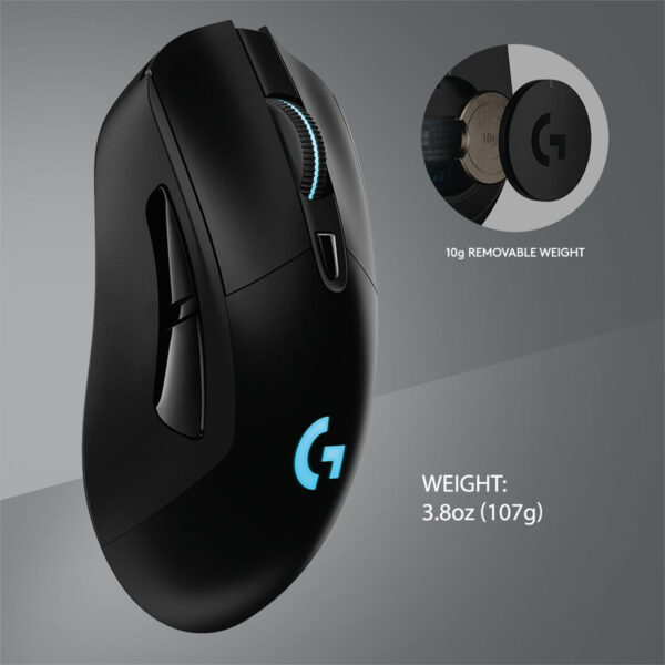 Logitech G G703 LIGHTSPEED Draadloze gamingmuis Met HERO-sensor - Afbeelding 6