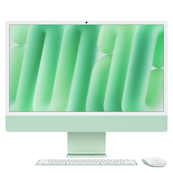 Apple iMac Apple M M4 59,7 cm (23.5") 4480 x 2520 Pixels Alles-in-één-pc 16 GB 256 GB SSD macOS Sequoia Wi-Fi 6E (802.11ax) Groe